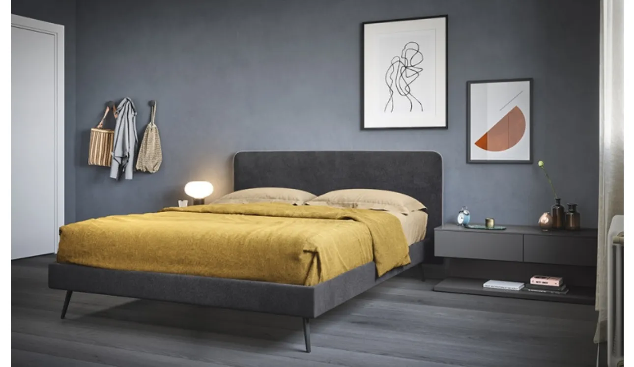 Letto in tessuto Boston di Cinquanta3