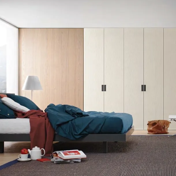 Letto in legno con testiera Brio di Sangiacomo