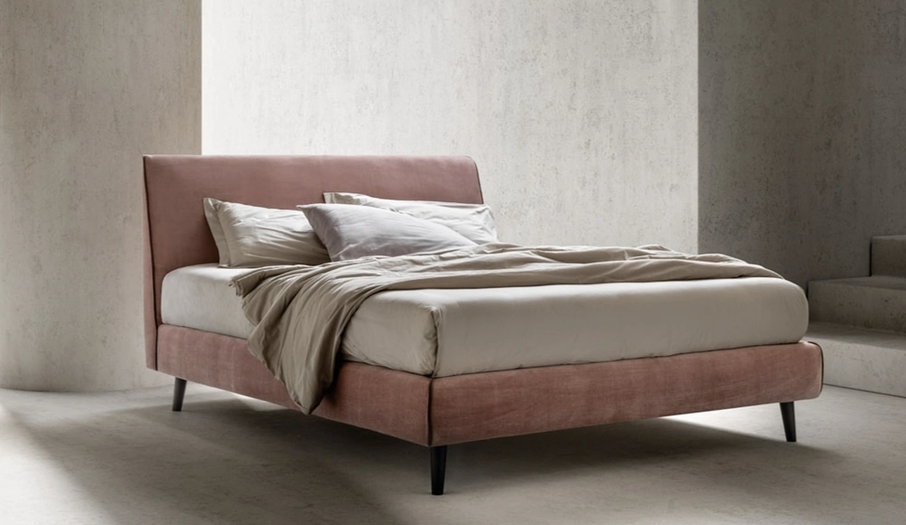 Letto con struttura in legno Time di Bside