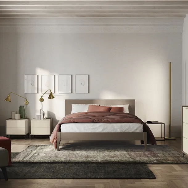 Letto matrimoniale Mushy di Colombini Casa