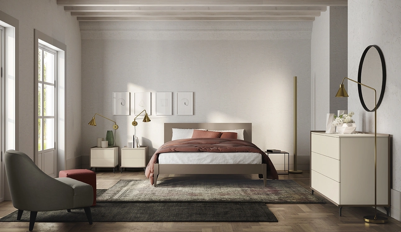 Letto matrimoniale Mushy di Colombini Casa