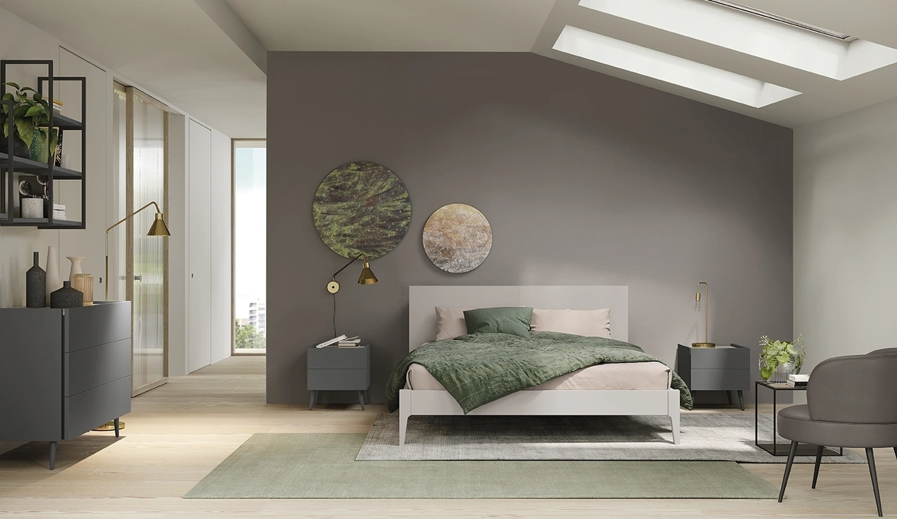 Letto matrimoniale Mushy di Colombini Casa