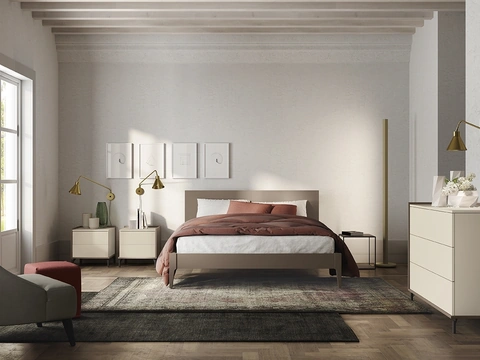 Letto matrimoniale Mushy di Colombini Casa