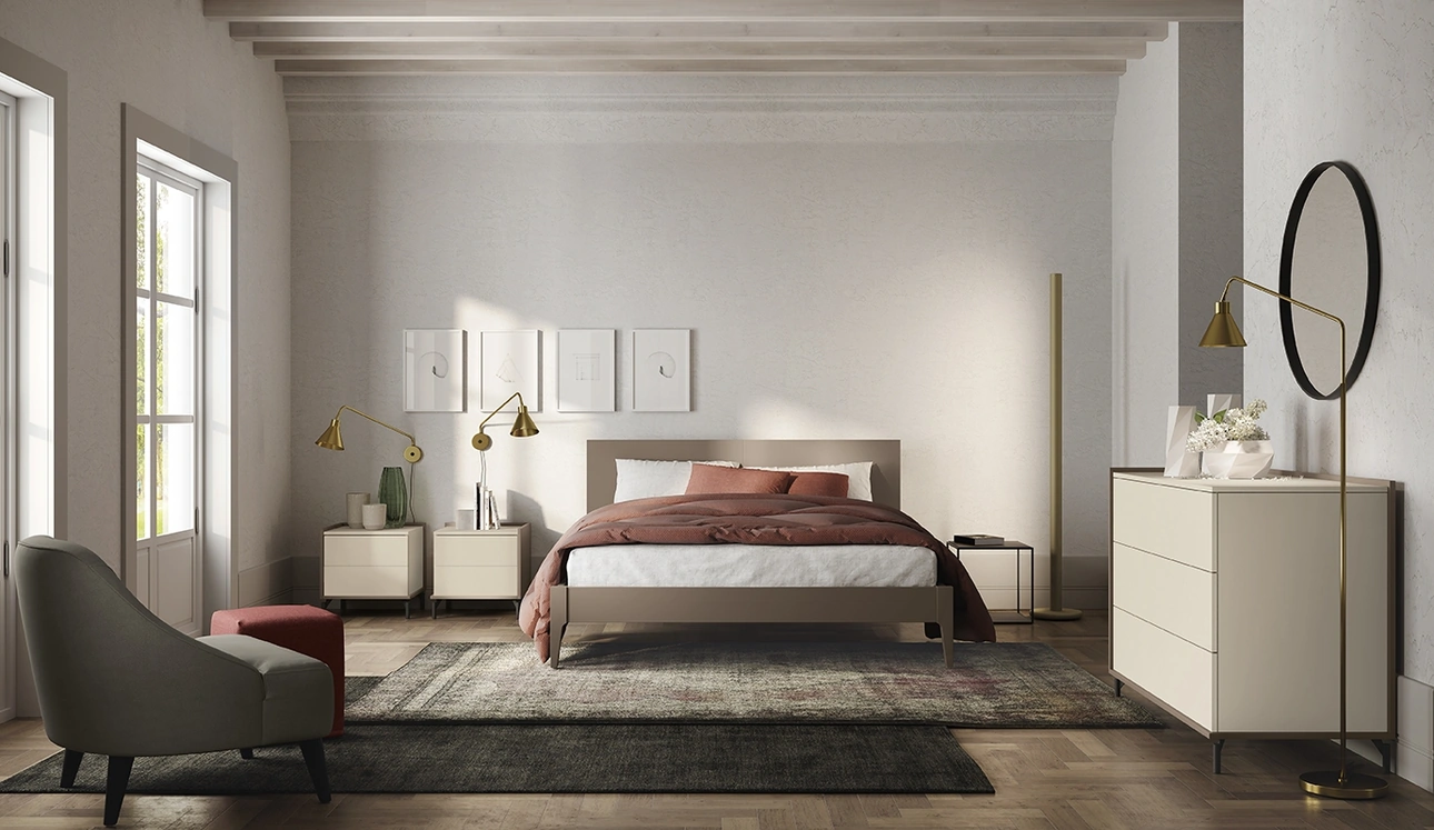 Letto matrimoniale Mushy di Colombini Casa