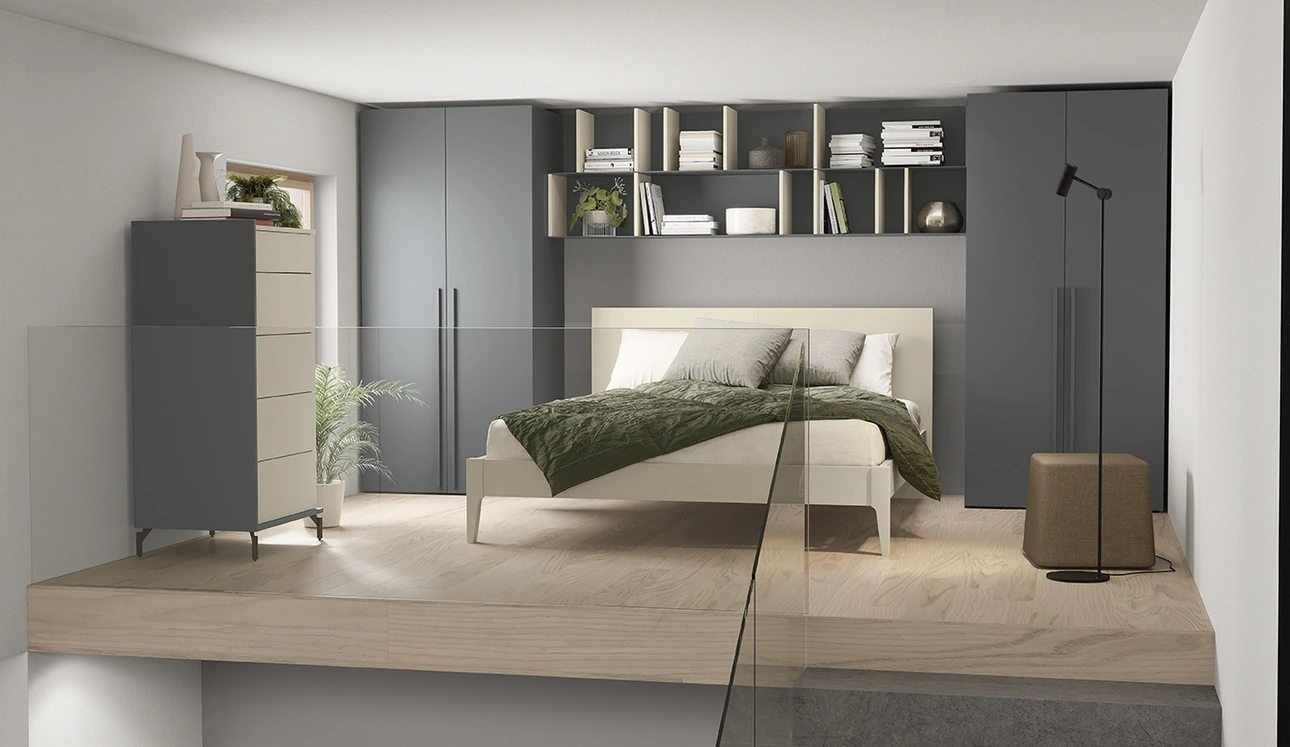 Letto matrimoniale Mushy di Colombini Casa