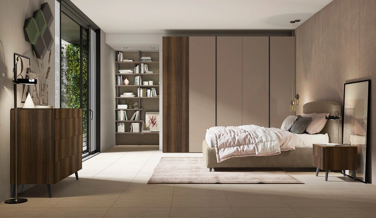 Letto con testiera Narciso di Colombini Casa