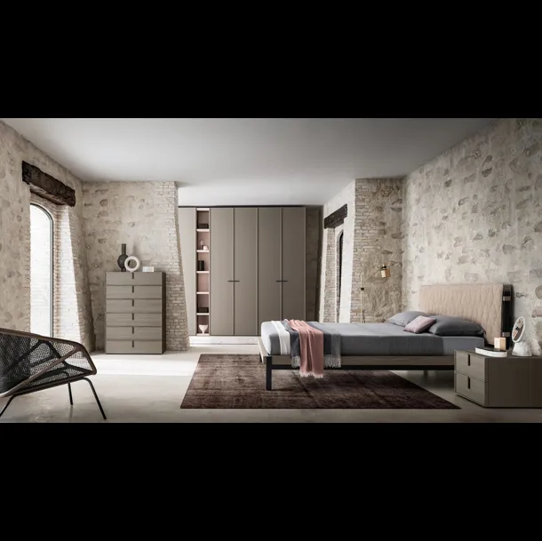 Letto con testiera Adam di SantaLucia