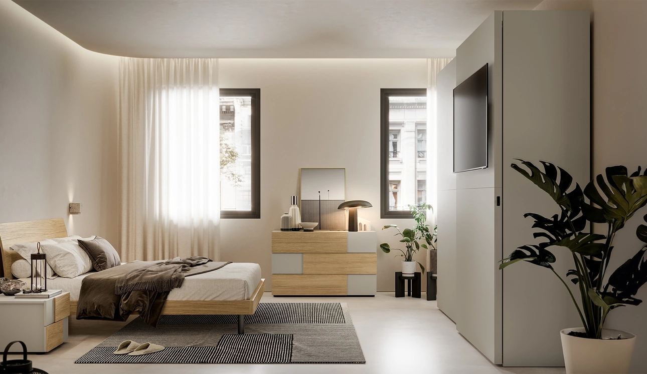 Letto moderno Fohn di SantaLucia
