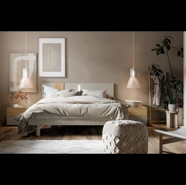 Letto con testiera Zoom di SantaLucia