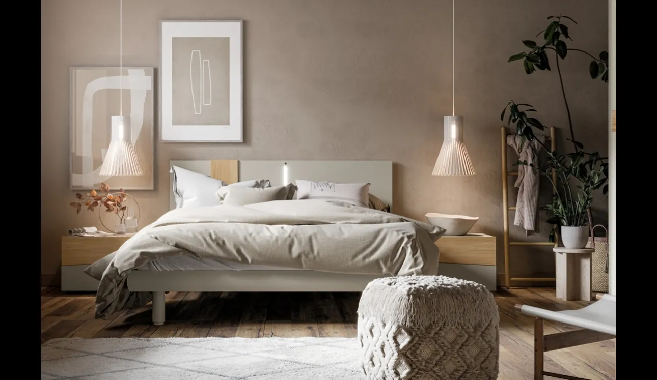 Letto con testiera Zoom di SantaLucia