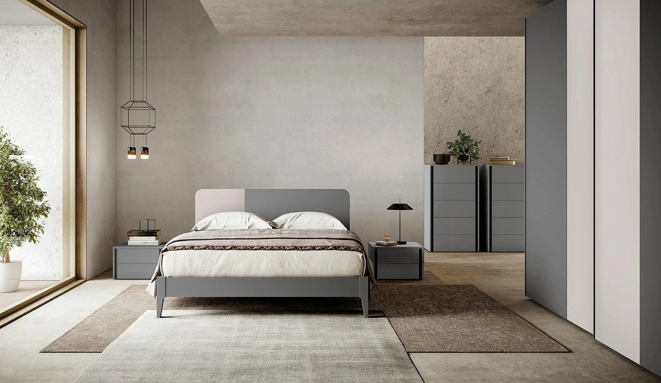 Letto con testiera Sector di Colombini Casa
