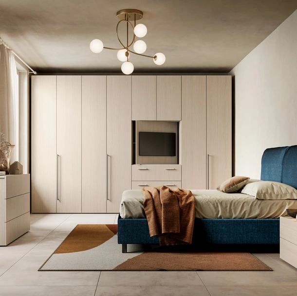 Letto con contenitore Taku di SantaLucia