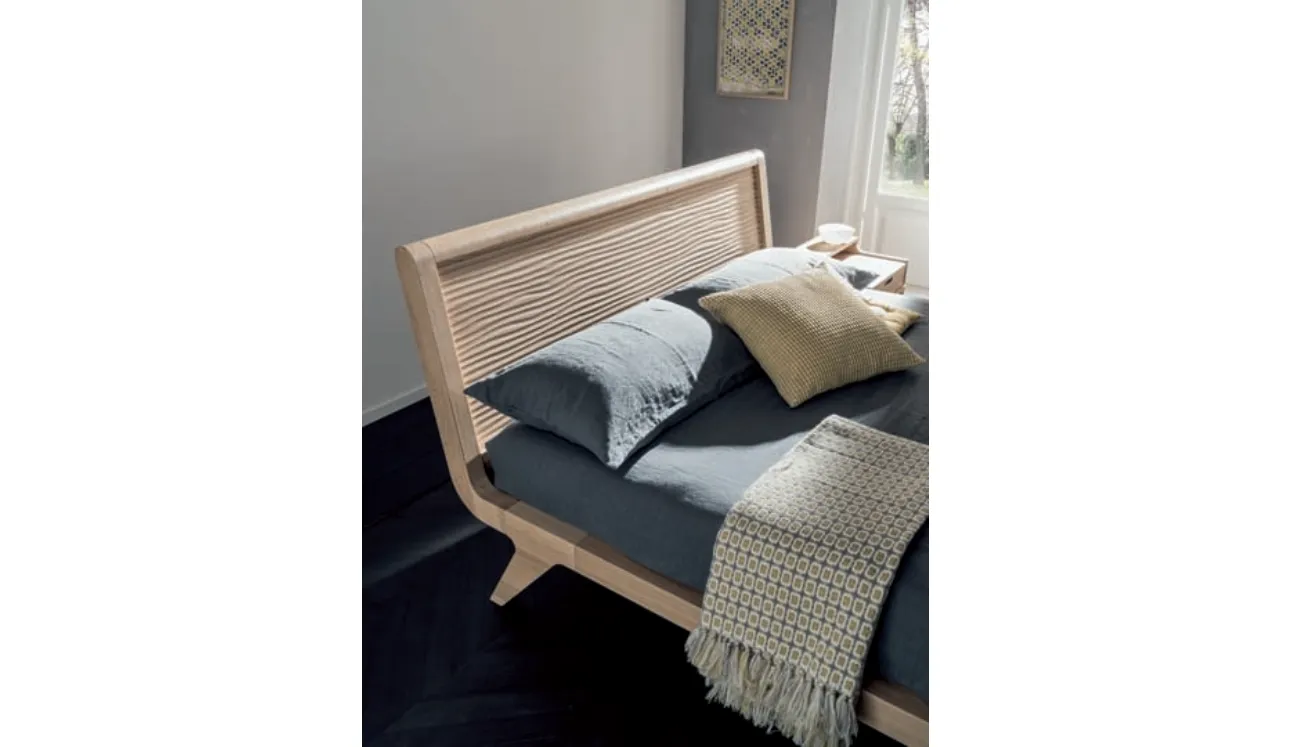 Letto in legno con testiera Willow di Alta Corte