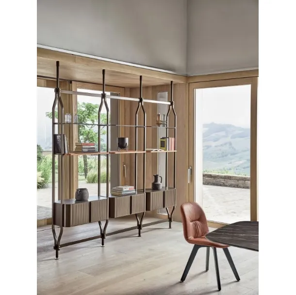 Libreria Charlotte a soffitto 2 di Bontempi