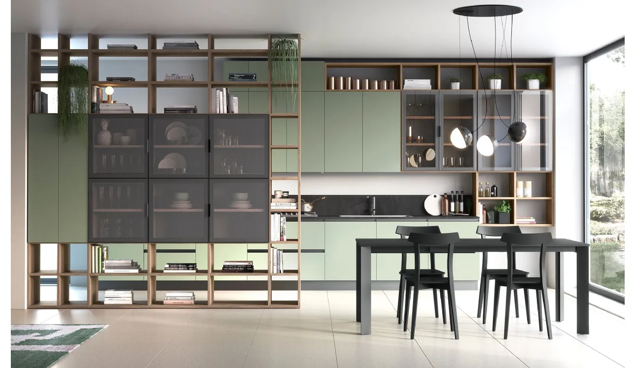 Libreria divisoria Golf Infinity I102 in melaminico di Colombini Casa