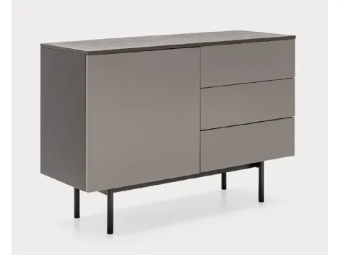 Madia in laccato opaco con top in nobilitato pietra piasentina Made CB6101 1 di Connubia