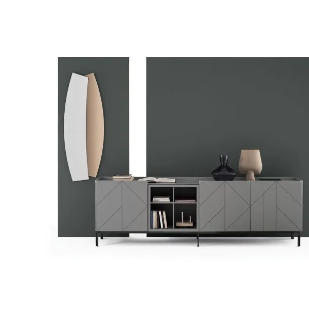 Madia Pica Legno Laccato Decorato 4 di Bontempi