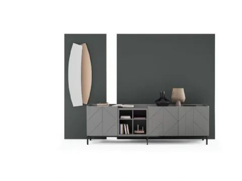 Madia Pica Legno Laccato Decorato 4 di Bontempi