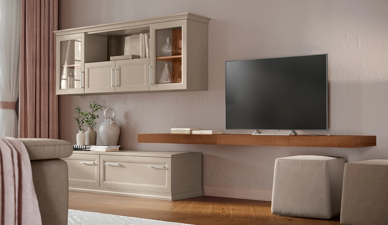 Parete Attrezzata Arcadia AS011 di Colombini Casa