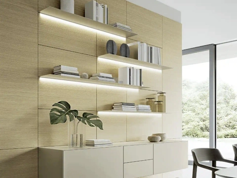 Parete Attrezzata Domino Boiserie 01 di Sangiacomo