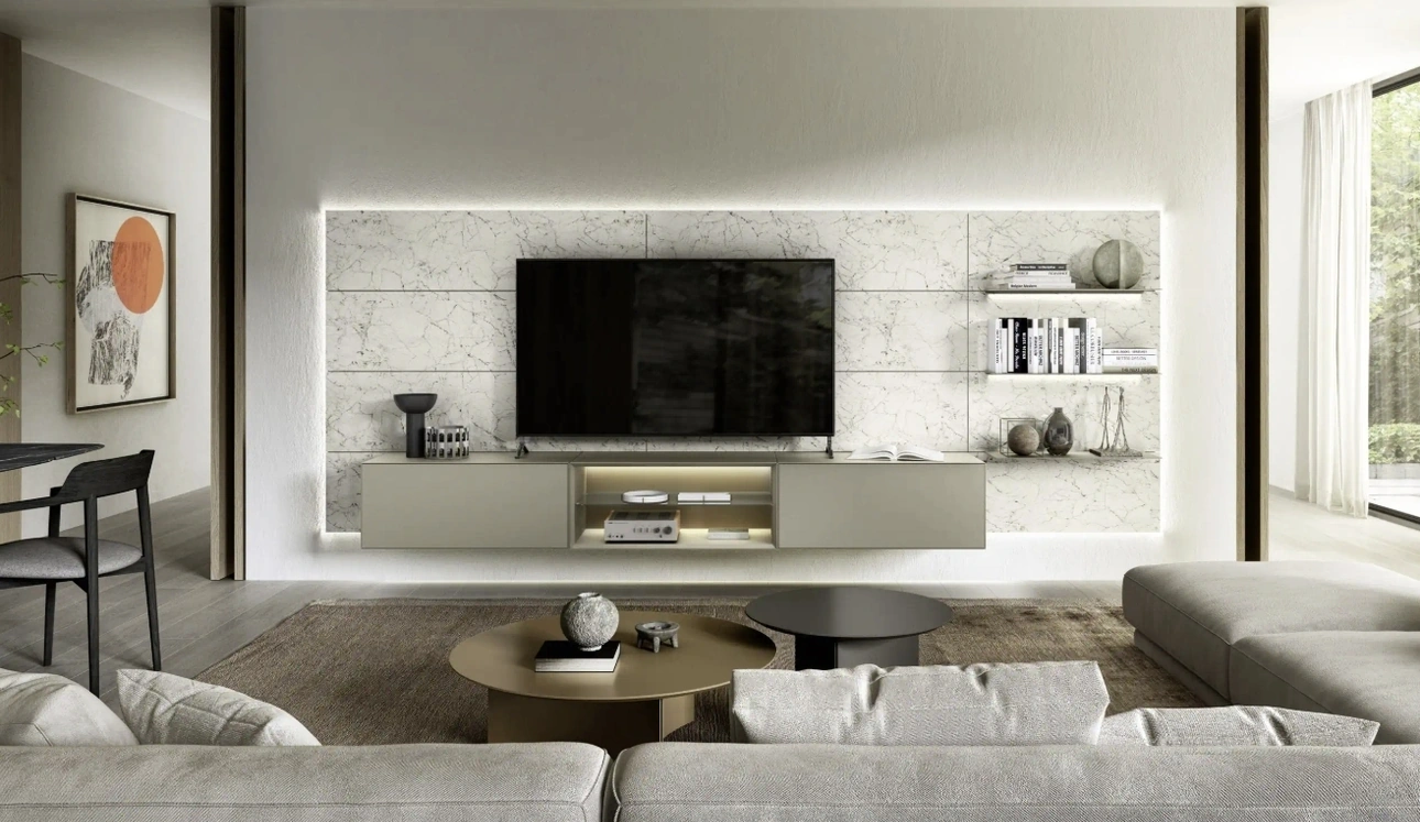 Parete Attrezzata Domino Boiserie 05 di Sangiacomo