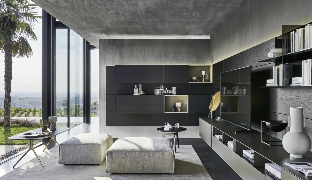 Parete Attrezzata Domino Boiserie 06 di Sangiacomo