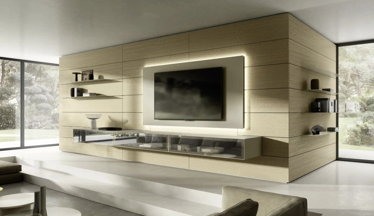 Parete Attrezzata Domino Boiserie 08 di Sangiacomo