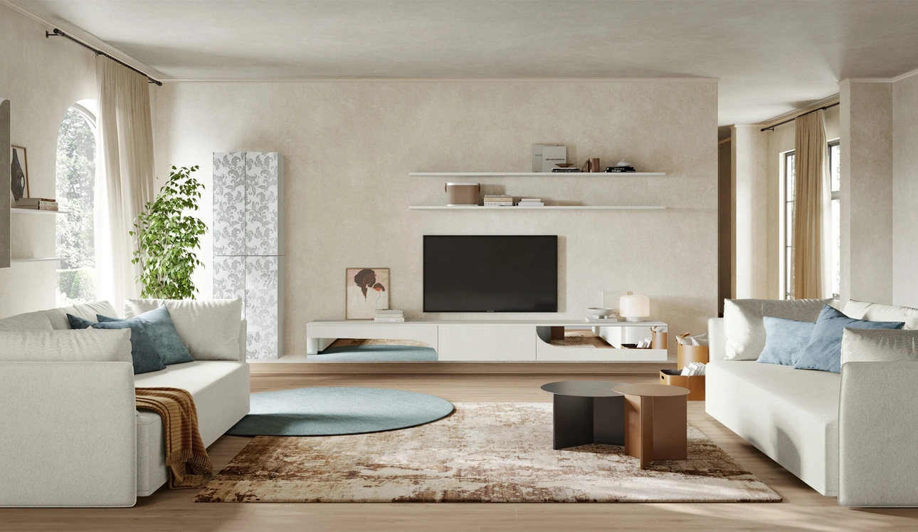 Parete Attrezzata Eclettica EG004 di Colombini Casa