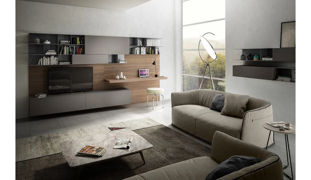 Parete Attrezzata Living 07 di Arredo3