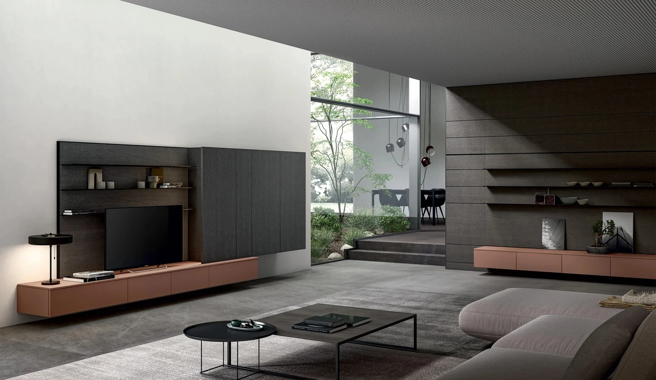 Parete Attrezzata Living Asia di Arredo3