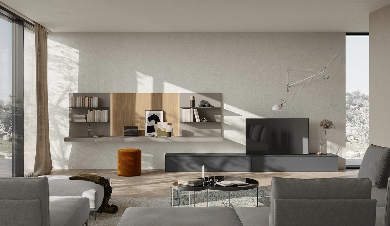 Parete Attrezzata Night & Day L02 di Colombini Casa