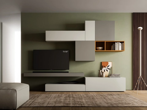 Parete Attrezzata Pratico PTG411 di SantaLucia