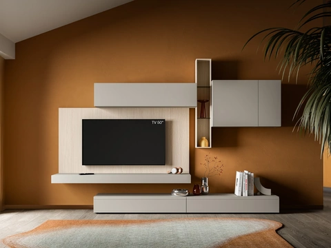 Parete Attrezzata Pratico PTG412 di SantaLucia