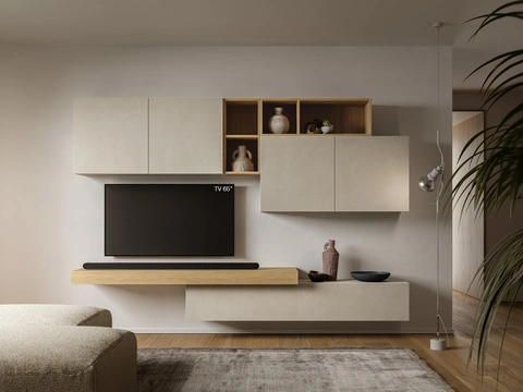 Parete Attrezzata Pratico PTG418 di SantaLucia