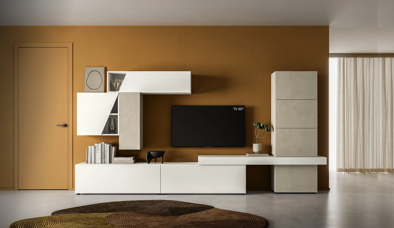 Parete Attrezzata Pratico PTG420 di SantaLucia