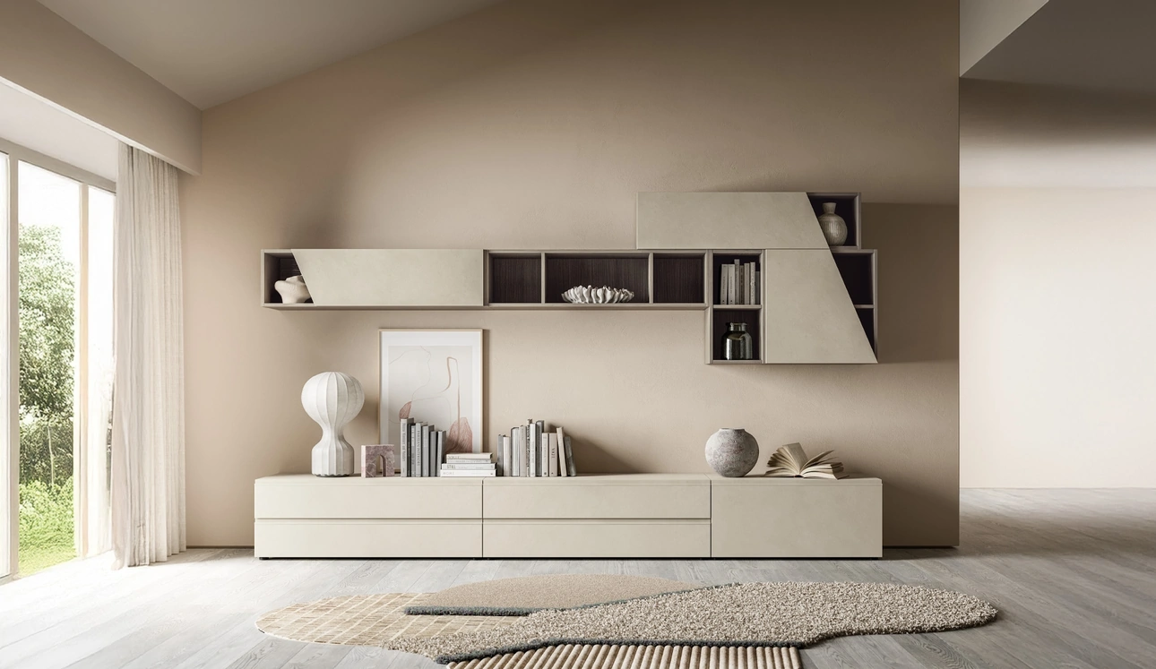 Parete Attrezzata Pratico PTG421 di SantaLucia