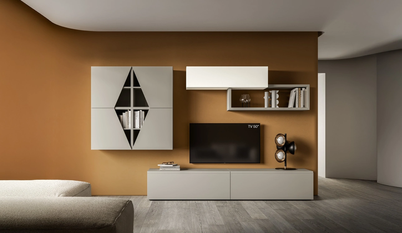 Parete Attrezzata Pratico PTG422 di SantaLucia