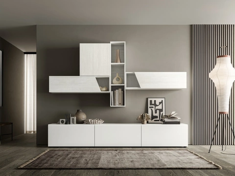 Parete Attrezzata Pratico PTG425 di SantaLucia