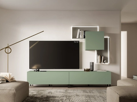 Parete Attrezzata Pratico PTG434 di SantaLucia