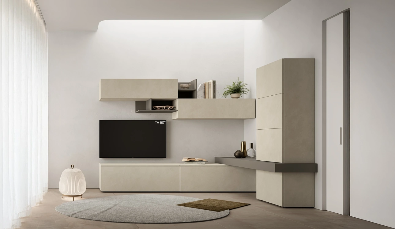 Parete Attrezzata Pratico PTG437 di SantaLucia