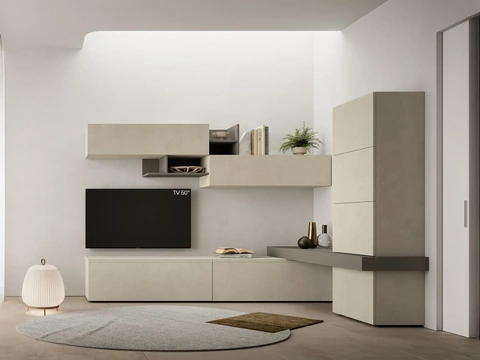 Parete Attrezzata Pratico PTG437 di SantaLucia