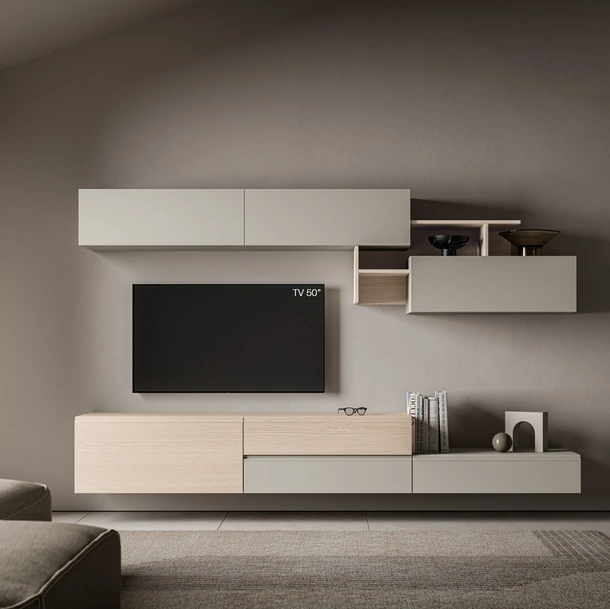 Parete Attrezzata Pratico PTG446 di SantaLucia