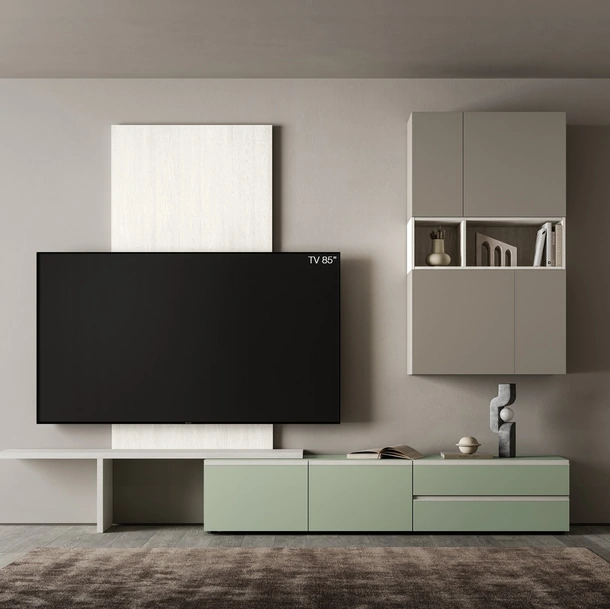 Parete Attrezzata Pratico PTG451 di SantaLucia