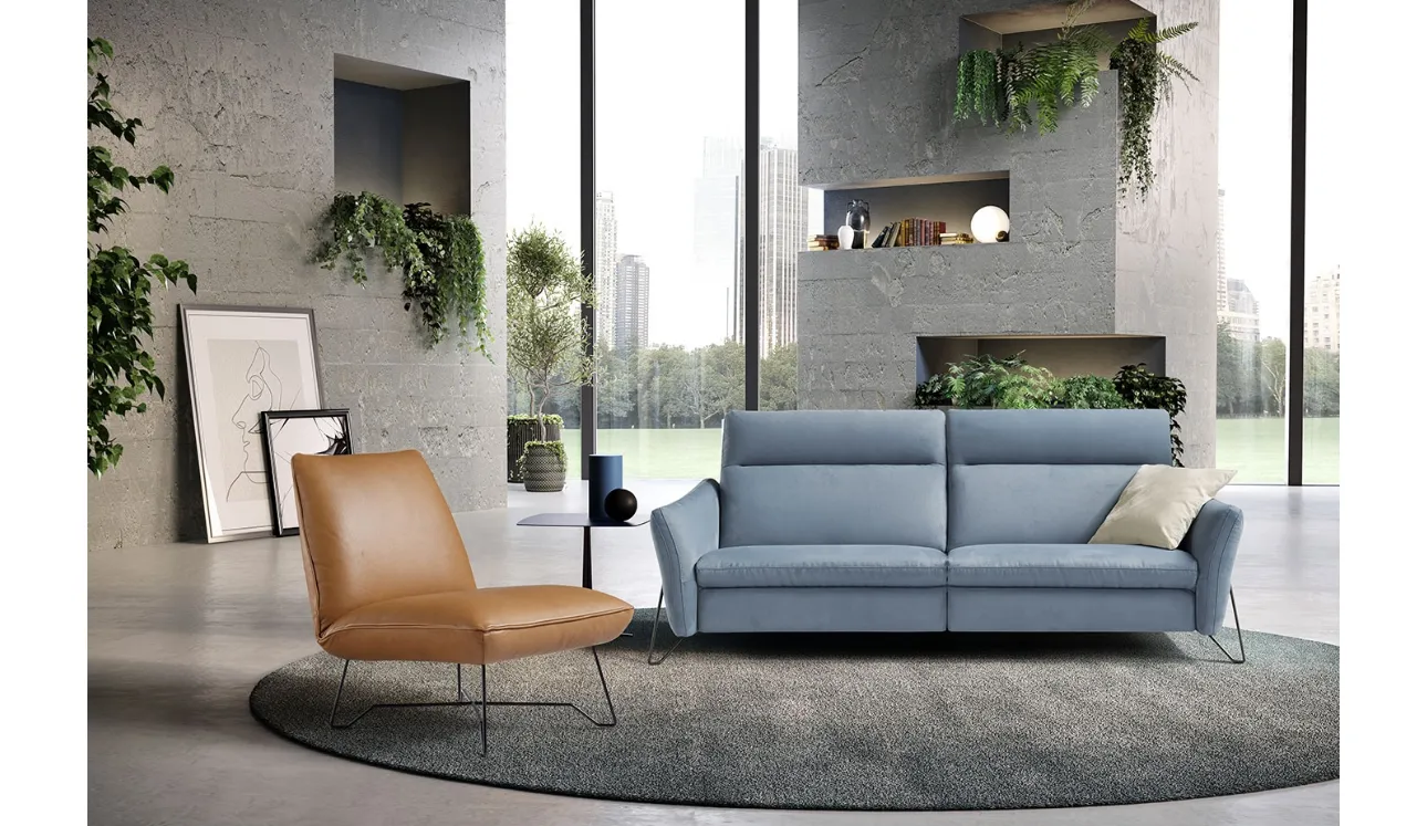 Poltroncina in pelle Lia di Egoitaliano