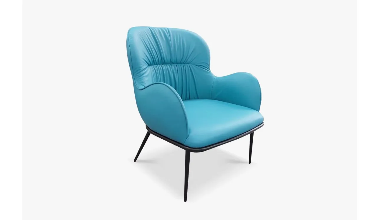 Poltrona in pelle Rory di Egoitaliano