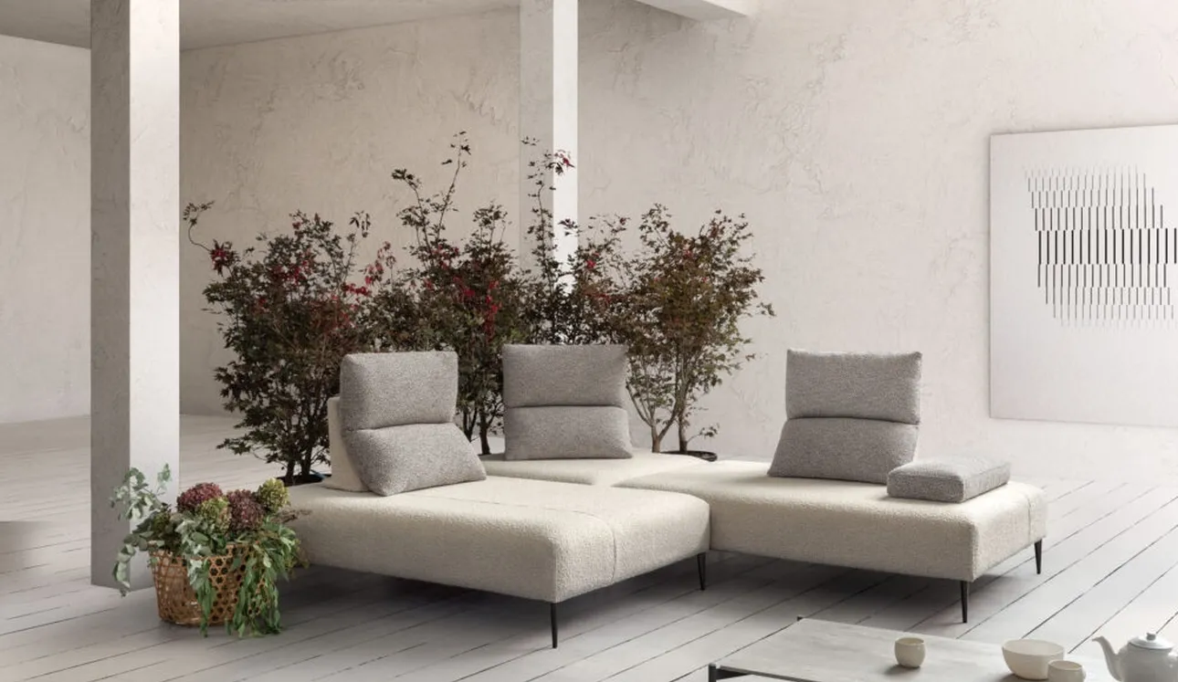 Divano con penisola Jest Special di Samoa