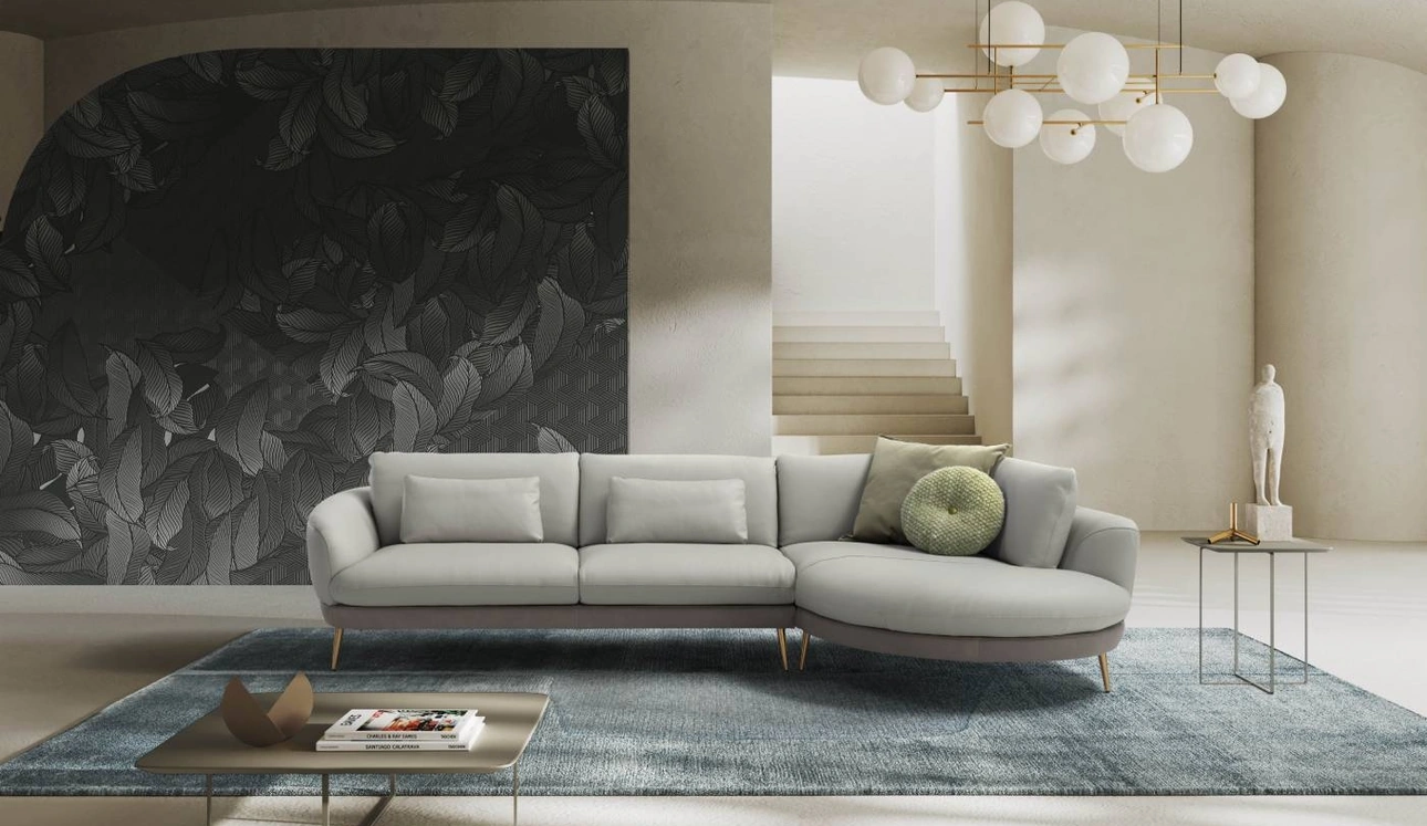 Divano con penisola Looming di Egoitaliano