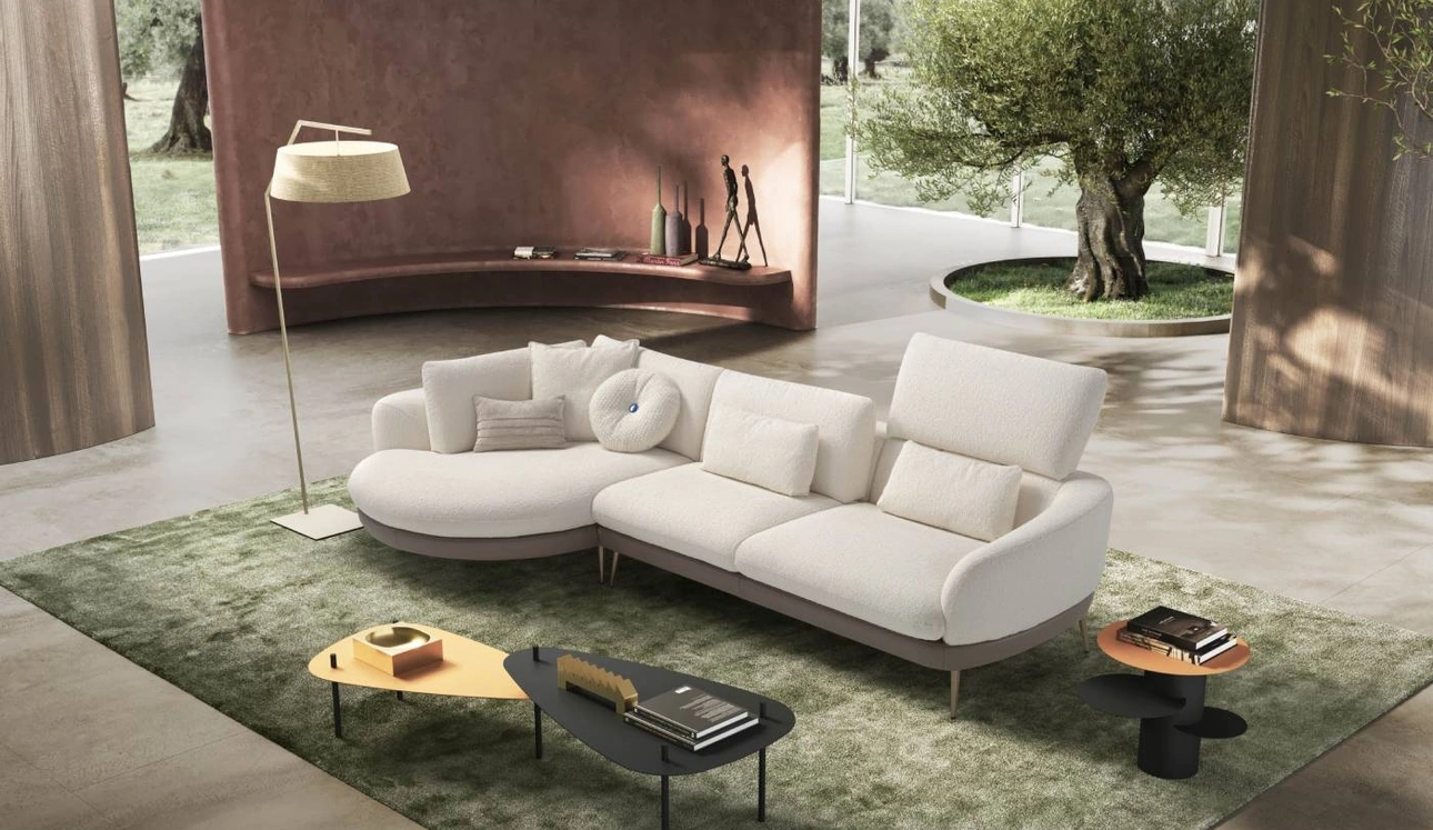 Divano con penisola Looming di Egoitaliano