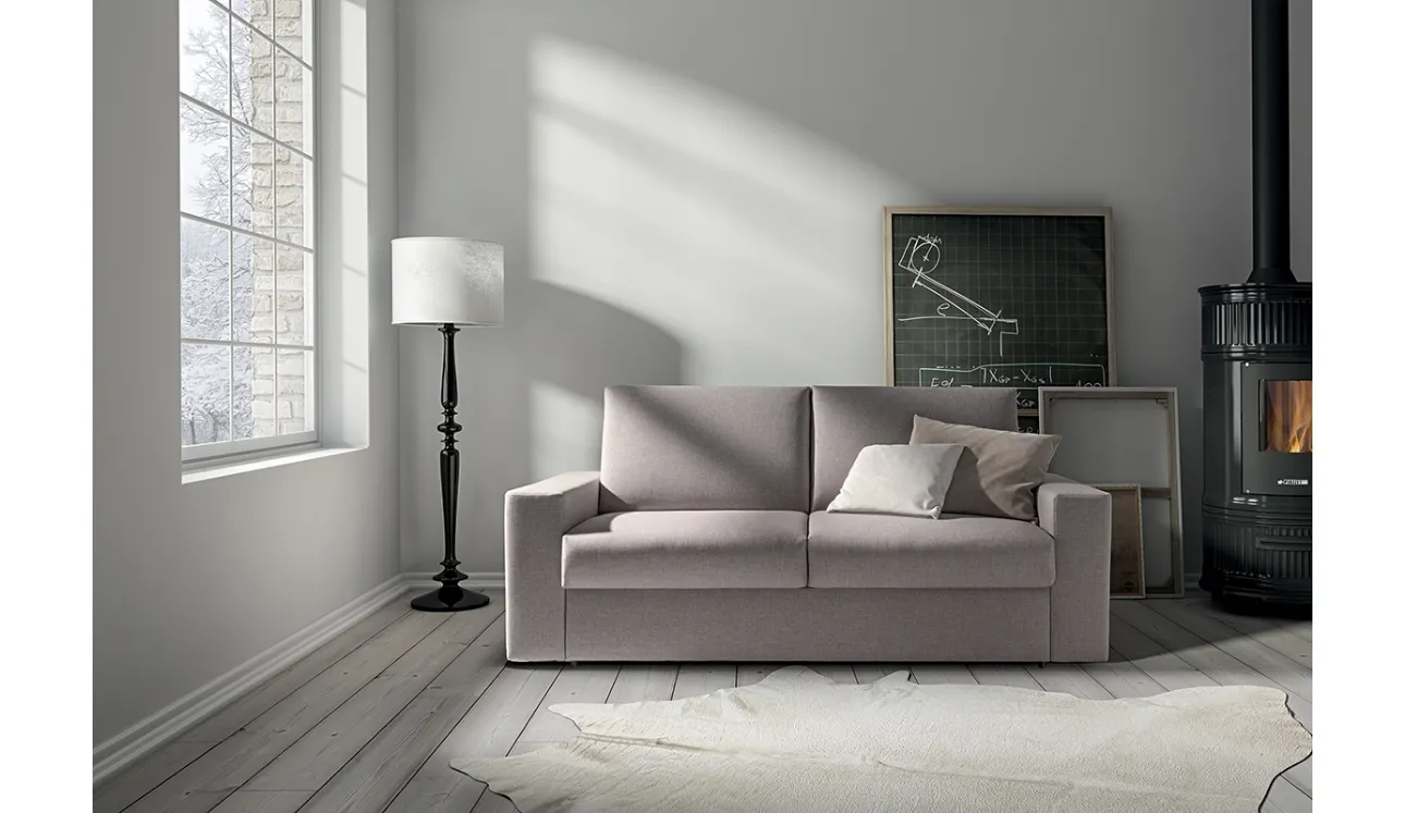 Divano letto in tessuto Move and Twist di Samoa