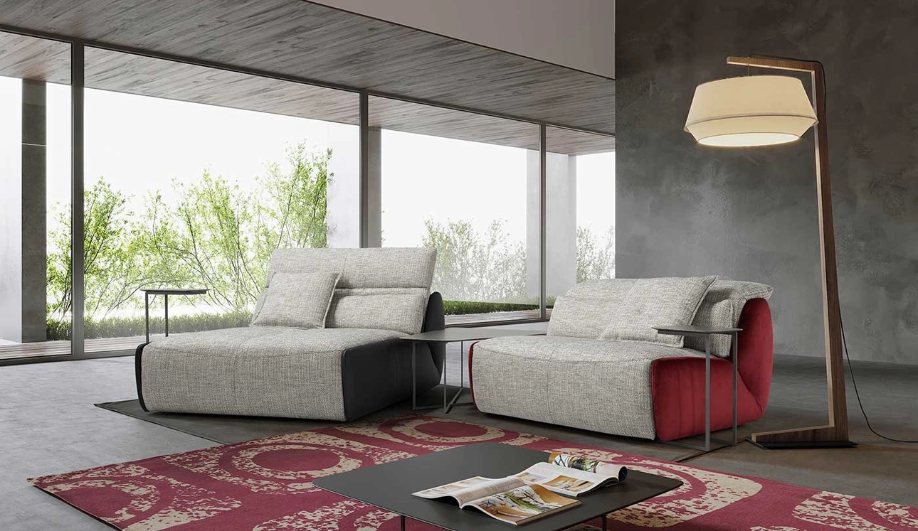 Divano con penisola Selfy di Egoitaliano